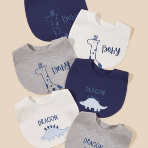 SHEIN 3pcs Baby Boy Random Animal Embroi