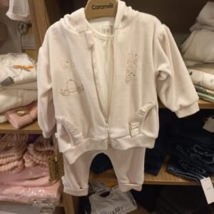 Set of 3 Caramell velvet